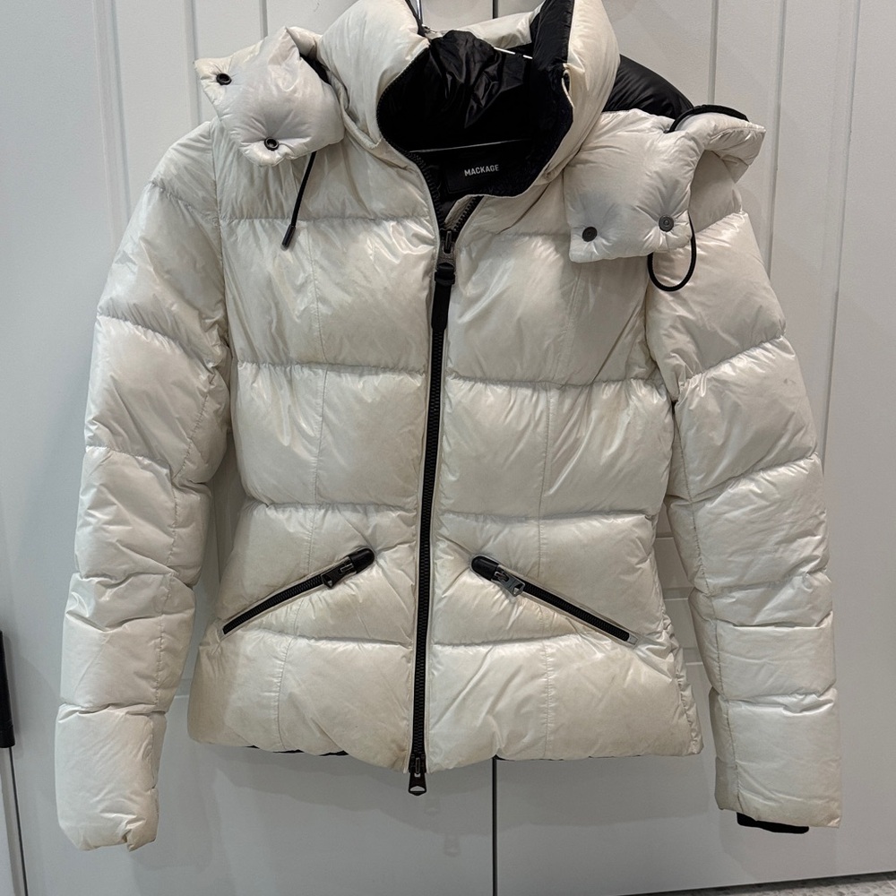Mackage Off-White Puffer Jacket